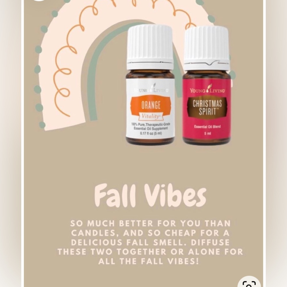 Young Living Orange & Christmas Spirit Essential oils (5ml each)